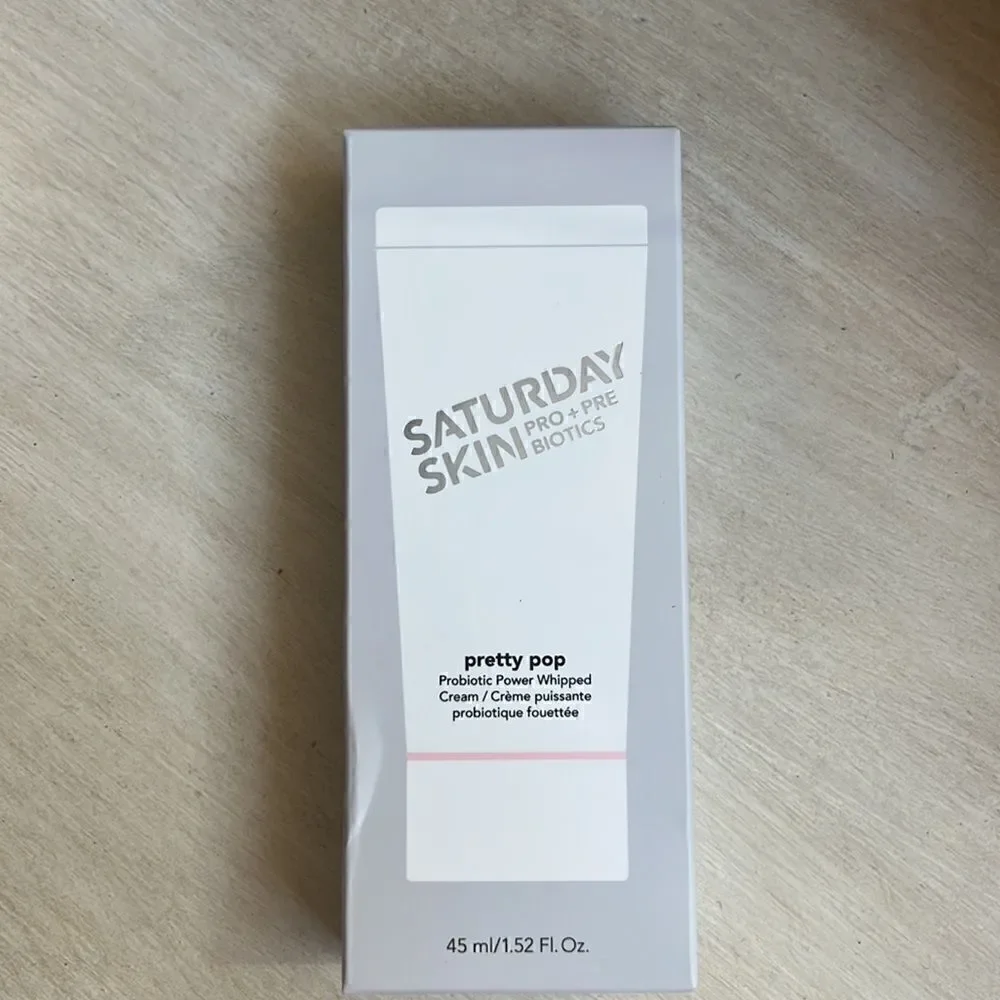 Saturday Skin pretty pop PROBIOTIC POWER WHIPPED CREAM 45ml/1.52 Fl. Oz. NIB
